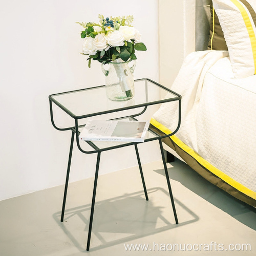 Nordic Contracted Contemporary bed sofa side mini table